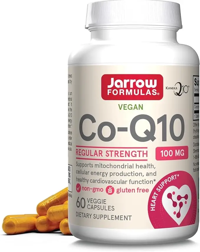 Jarrow Formulas Co-Q10 Softgels 100mg – Antioxidant & Cardiovascular Support